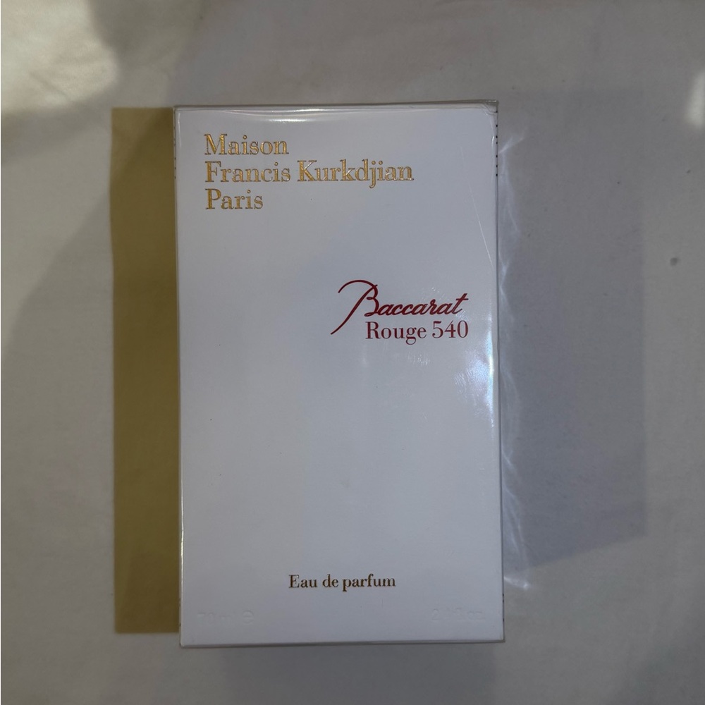 Maison Francis Kurkdjian White and Gold Packaging